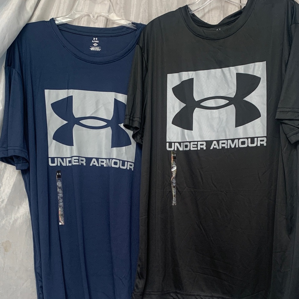Under Armour Men’s Logo Tee - Navy & Black